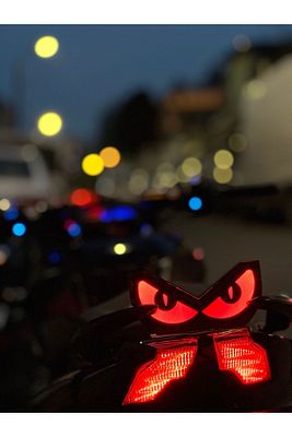 ŞEYTAN GÖZLER MOTOSİKLET-ARABA LED STOP AKSESUAR ürün fotoğrafı