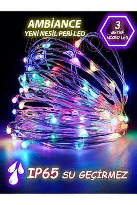 Yeni Nesil 3 Metre 30 Ledli Rgb Peri Led Işık ürün fotoğrafı