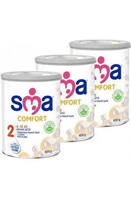 2 Bebek Devam Sütü Comfort 400 gr X 3 Adet ürün fotoğrafı