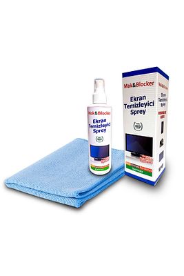 Tv Ekran Temizleme Spreyi, 250 Ml, Bilgisayar, Tablet, Telefon Ekranları Mikrofiber Bez ürün fotoğrafı