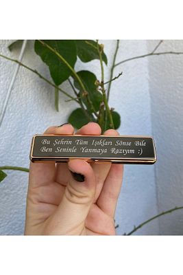 Istediğin Özel Yazıyı Yazdırabileceğin Kişiye Özel Usb Şarjlı Çakmak ürün fotoğrafı