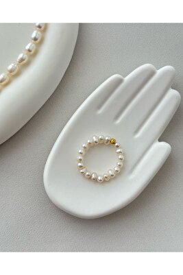 HAKİKİ İNCİ YÜZÜK ürün fotoğrafı