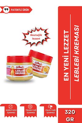 Kahvaltılık Sürülebilir Doğal Katkısız 320gr Özel Üretim Orijinal Leblebi Kreması ürün fotoğrafı