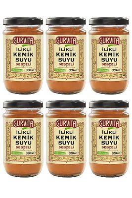 Jöle Kıvamında Ilikli Kemik Suyu Sebzeli 320 ml 6' Lı ürün fotoğrafı