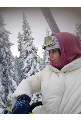 Kadın Fuşya Polar Rüzgar Geçirmez Kar Maskesi Balaklava Şapka Atkı Boyunluk Kar Maskesi ürün fotoğrafı