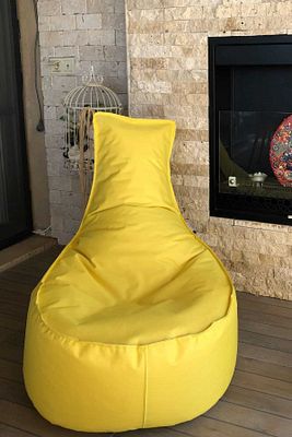 Aktif Armut Koltuk Sarı ( Orta Boy ) 70*40*55 Cm ürün fotoğrafı