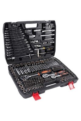 Tam Profesiyonel Germany 216 Parça Lokma Anahtar Takımı Oto Tamirci Full Tam Set 1/2-3/8-1/4 ürün fotoğrafı