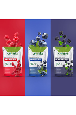 Freeze Dried 3'lü Orman Meyveleri Böğürtlen - Yaban Mersini - Ahududu 16gr X 3 ürün fotoğrafı