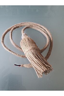 Hasır Jüt Halat Sarkıt Avize (LAMBA DAHİL DEĞİLDİR) ürün fotoğrafı