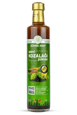 Kozalak Şurubu Servi Kozalağı Ve Kara Mürver Içeren Şurup 650 Ml ürün fotoğrafı