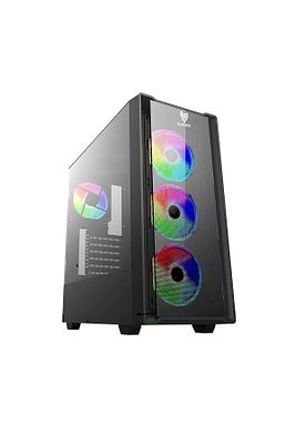 Phoenix 4* Rgb Fanlı Atx-mini Atx Itx Uyumlu Mid Tower Gaming Oyuncu Bilgisayar Kasası Psu'suz ürün fotoğrafı