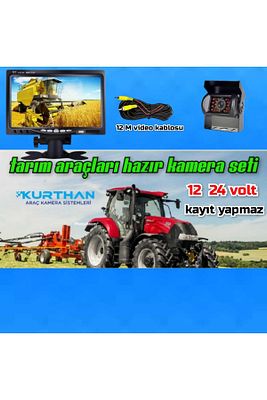 7 Inç Monitör Ve Park Kamera Seti ( 12 * 24 Volt Uyumlu ) ürün fotoğrafı