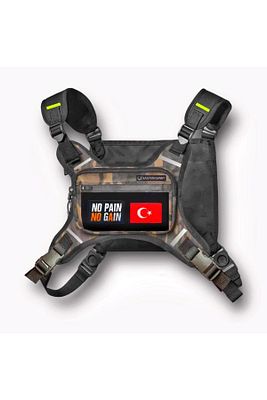 R1 Desert Camo Reflektörlü Yelek (YENİ YASAYA UYGUN ÜRETİLMİŞTİR) ürün fotoğrafı