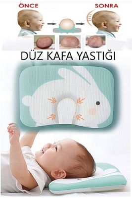 Bebek Kafa Yastığı, Bebek Yastığı, Düz Kafa Yastığı, %100 Pamuk Terletmez ürün fotoğrafı