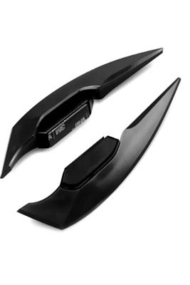 2 adet motosiklet Winglet aerodinamik Spoiler kanat yan Spoile motosiklet aksesuarları kask bıçağı ürün fotoğrafı