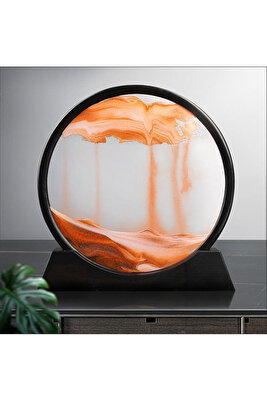 Dekoratif Yuvarlak Kum Saati Şık Kum Tablosu Stres Attırıcı Kum Saati Şeklinde Kum Tablosu ürün fotoğrafı