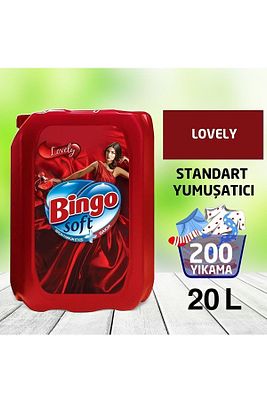 Soft Standart Çamaşır Yumuşatıcısı Lovely 5 L 4'lü ürün fotoğrafı