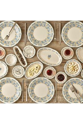 Liana Stoneware 26 Parça 6 Kişilik Kahvaltı Takımı Mavi ürün fotoğrafı