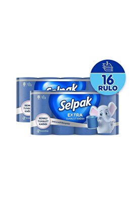 ® Extra Renkli Tuvalet Kağıdı 16'lı ürün fotoğrafı