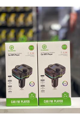 Araç Fm Transmitter Bluetooth Usb Mp3 Sd Kart Çakmaklık Girişli Oto Müzik Çalar Kiti Kablosuz ürün fotoğrafı