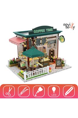 Minyatür Maket Ev Kiti | Maket Ev | DIY Kendin Yap | Led Işıklandırmalı Maket Ev ürün fotoğrafı
