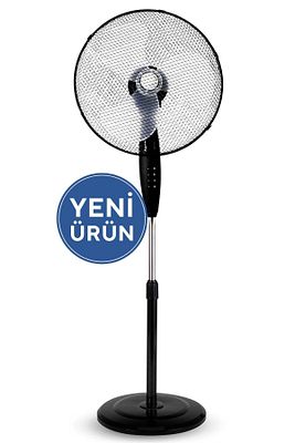 Ktf-320 Siyah Vantilatör 16" (3P) ürün fotoğrafı