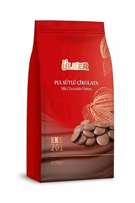 Sütlü Pul Kuvertür Çikolata Eks 201 2,5 Kg ürün fotoğrafı