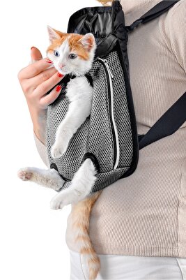 Ana Kucağı Kedi Ve Köpek Taşıma Çantası Kanguru Kedi Ve Köpek Taşıma Çantası ürün fotoğrafı