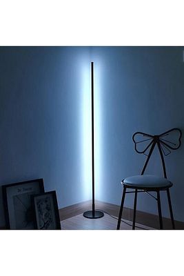 Dekoratif Minimalist Led Lambader Animasyonlu Kumandalı 256 Renk Köşe Lambası ürün fotoğrafı