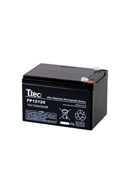 Ttec 12 Volt 12 Amper Kuru Akü 12v 12ah ürün fotoğrafı