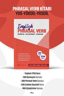 Phrasal Verb Kitabı - Yds / Yökdil / Ydt - 300 Adet Pf - 1750 Adet Soru ürün fotoğrafı