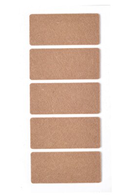 5 Adet Yapışkanlı Sandalye, Masa, Koltuk Altı Parke Koruma Keçesi Büyük, Dikdörtgen, 4 X 9 Cm ürün fotoğrafı