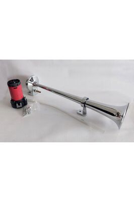 KORNA HAVALI MARİN TEK BORULU MOTORLU 12 V 41 CM BOY 9 CM ÇAP ürün fotoğrafı