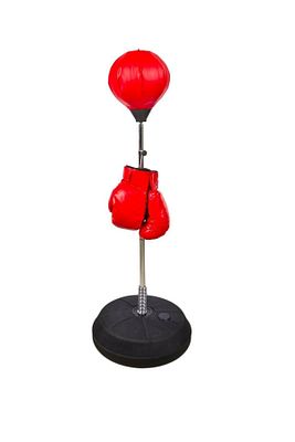 Punching Ball Yükseklik Ayarlı Boks Standı ve Eldiven Seti 126-146 ürün fotoğrafı