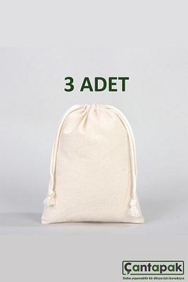 Ham Bez Kese/Torba/ Organizer  15x20 (3 Adet) ürün fotoğrafı