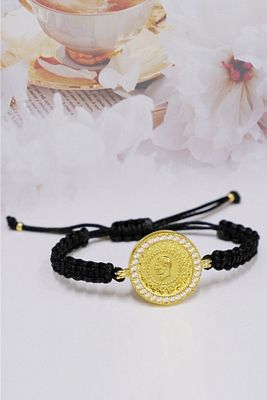 Ipli Çerçeveli 8 Ayar Çeyrekli Bileklik 0,50 Gr. ürün fotoğrafı