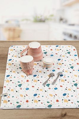 Bulaşık Kurutma Matı 42x50 Cm Pedi Kurulama Bezi Örtüsü Mf-077 ürün fotoğrafı