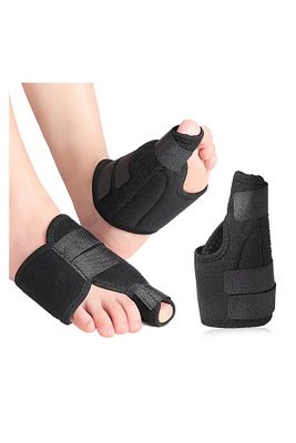 2'li Medikal Ayak Ateli Baş Parmak Çıkıntı Düzeltici Halluks Valgus Gece Ateli Bunyon Koruyucu ürün fotoğrafı