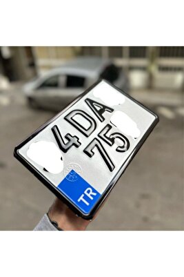 KISA SÜRELİĞİNE YÜZDE42 İNDİRİM! 15*24 MOTOSİKLET STANDART BOY APP PLAKA ürün fotoğrafı