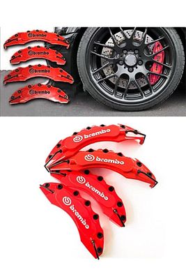 Brembo Kırmızı Fren Disk Kaliper Kapağı 4'lü Set ürün fotoğrafı