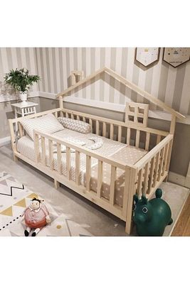 Montessori Doğal Bebek Ve Çocuk Karyolası ürün fotoğrafı