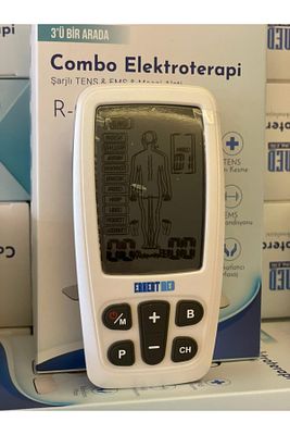 Şarj Edilebilir Tens Ems Masaj Cihazı Aleti +4 Ped Hediye Ağrı Giderici Fizik Tedavi (bataryalı) ürün fotoğrafı