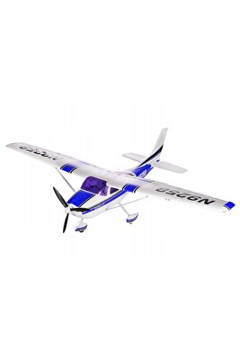TopRC 057C Cessna 182, 500 Class, Mavi, Brushless 800KV Motorlu, 30A ESC, 11.1V 2200 Mah Li-Po Pilli ürün fotoğrafı