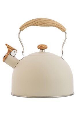 Ezere 2.5L Paslanmaz Çelik Düdüklü Çaydanlık Demlik ürün fotoğrafı