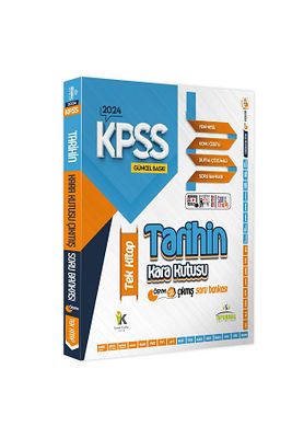 Kpss Tarihin Kara Kutusu Tek Kitap Dijital Çözümlü Konu Özetli Ösym Çıkmış Soru Havuzu Bankası ürün fotoğrafı
