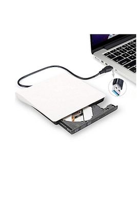 Harici Taşınabilir Usb 2.0 & 3.0 Dvd-rw Beyaz ürün fotoğrafı