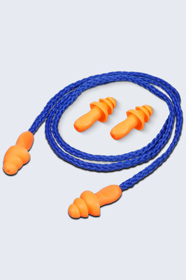 İpli Kulak Tıkacı Silikon Uyku Tıkacı Ses Önleyici Yıkanabilen Tekrar Kullanılabilen Kulak Tıpacı ürün fotoğrafı