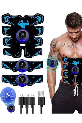 8 PAD USB şarjlı Dijital EMS kas similatörü ürün fotoğrafı