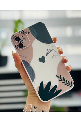 Iphone 11 Uyumlu (12 Görünümlü Köşeli ) Içi Kadife Secret Garden Renkli Kılıf ürün fotoğrafı