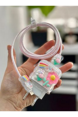 iPhone 18/20 W Şarj Cihazı Uyumlu 5 Parça Şarj Koruma Seti ürün fotoğrafı